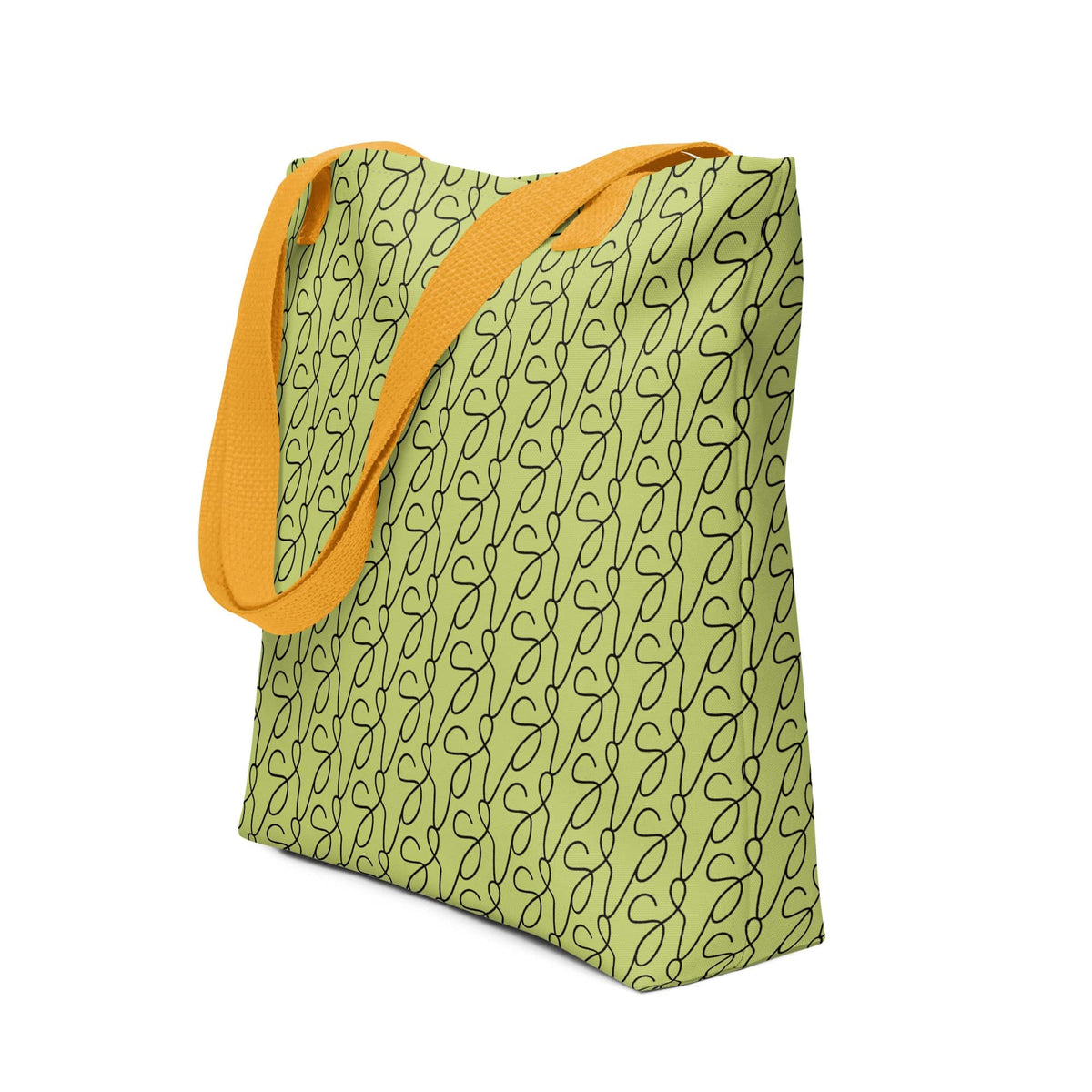 Olive Green Logo Tote Bag San Rocco Italia
