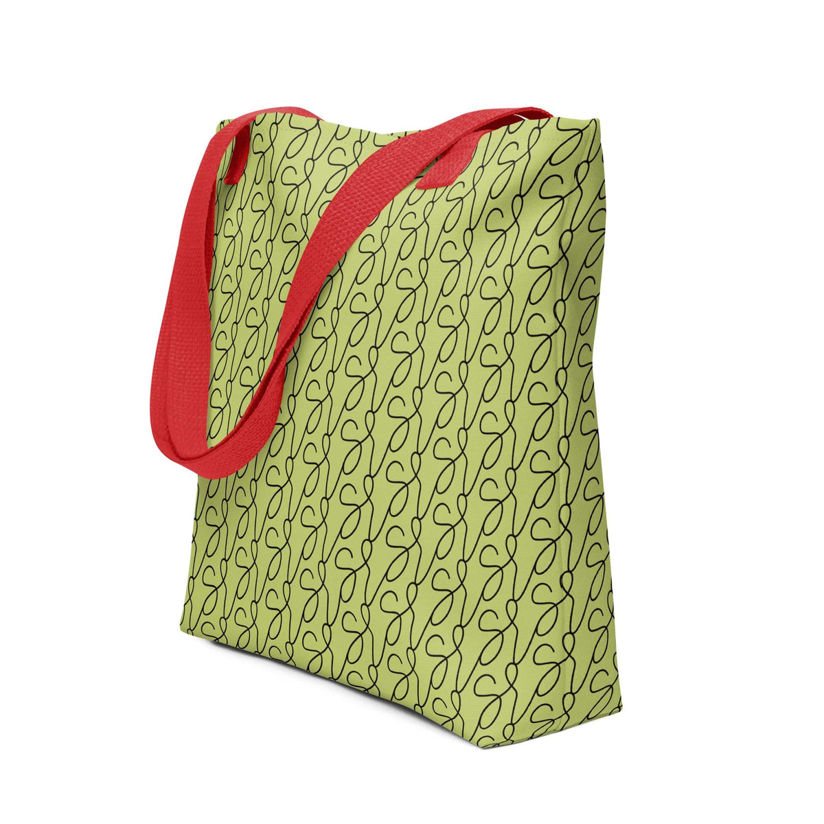 Olive Green Logo Tote Bag San Rocco Italia