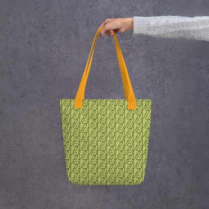 Olive Green Logo Tote Bag San Rocco Italia