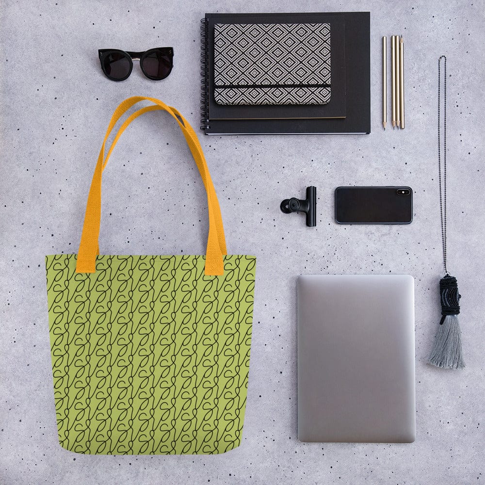 Olive Green Logo Tote Bag San Rocco Italia