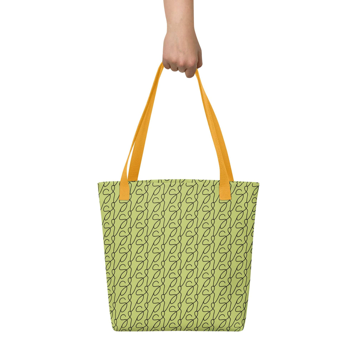 Olive Green Logo Tote Bag San Rocco Italia