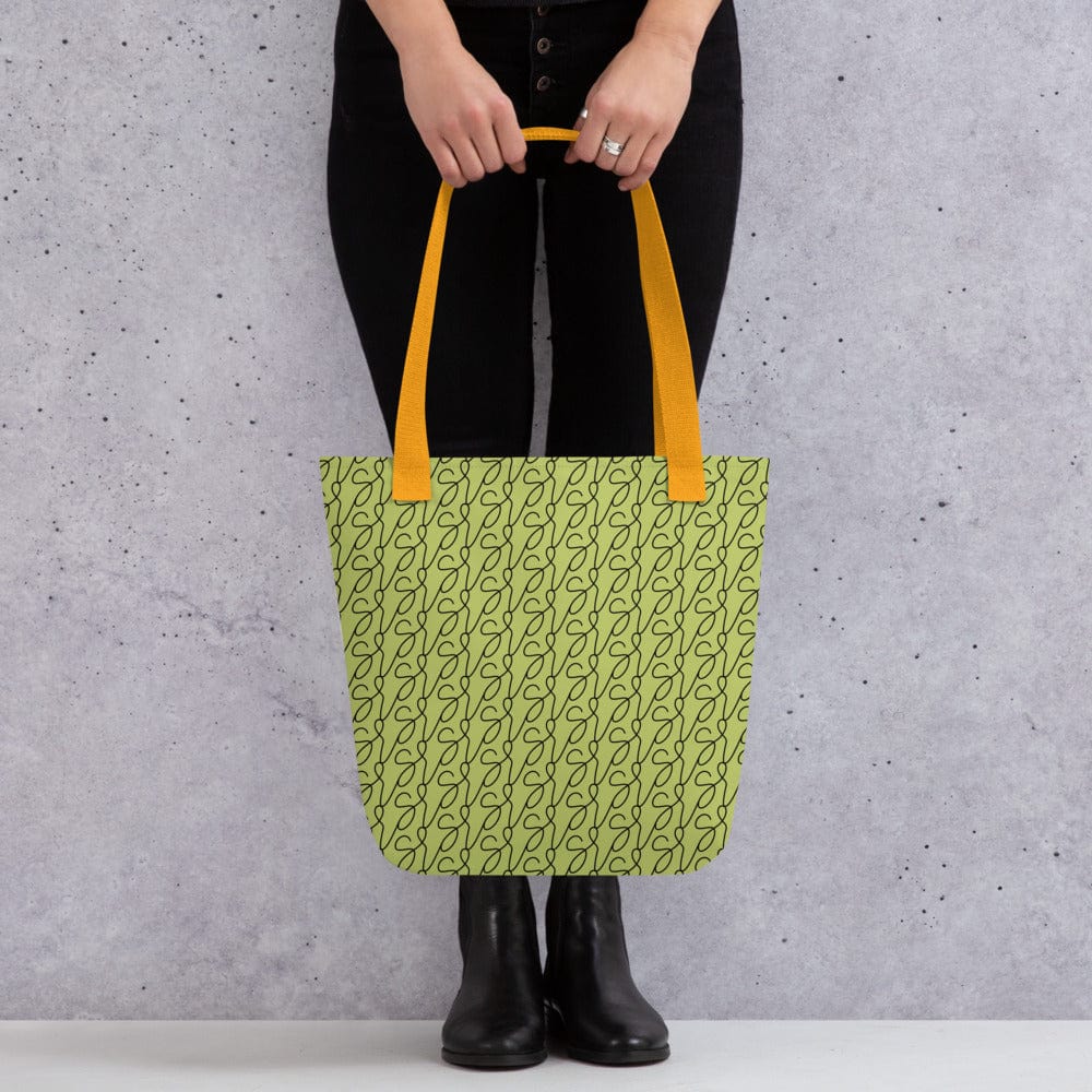 Olive Green Logo Tote Bag San Rocco Italia
