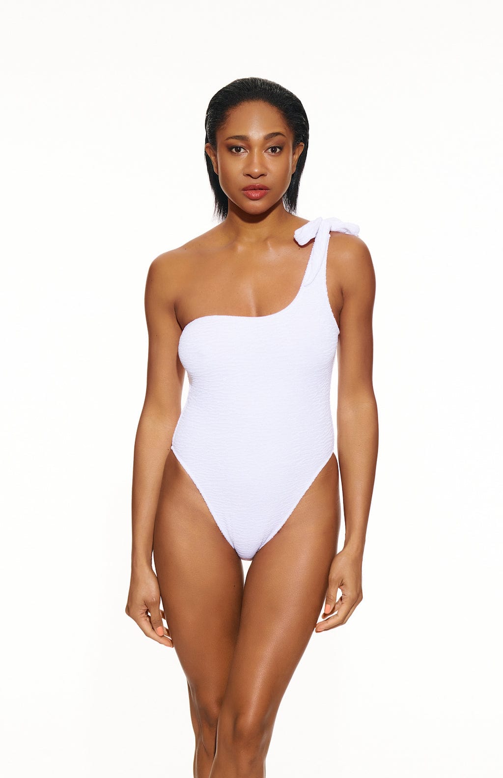Bañador de una pieza Blanco / XS Bañador Penelope con tirantes para anudar San Rocco Italia