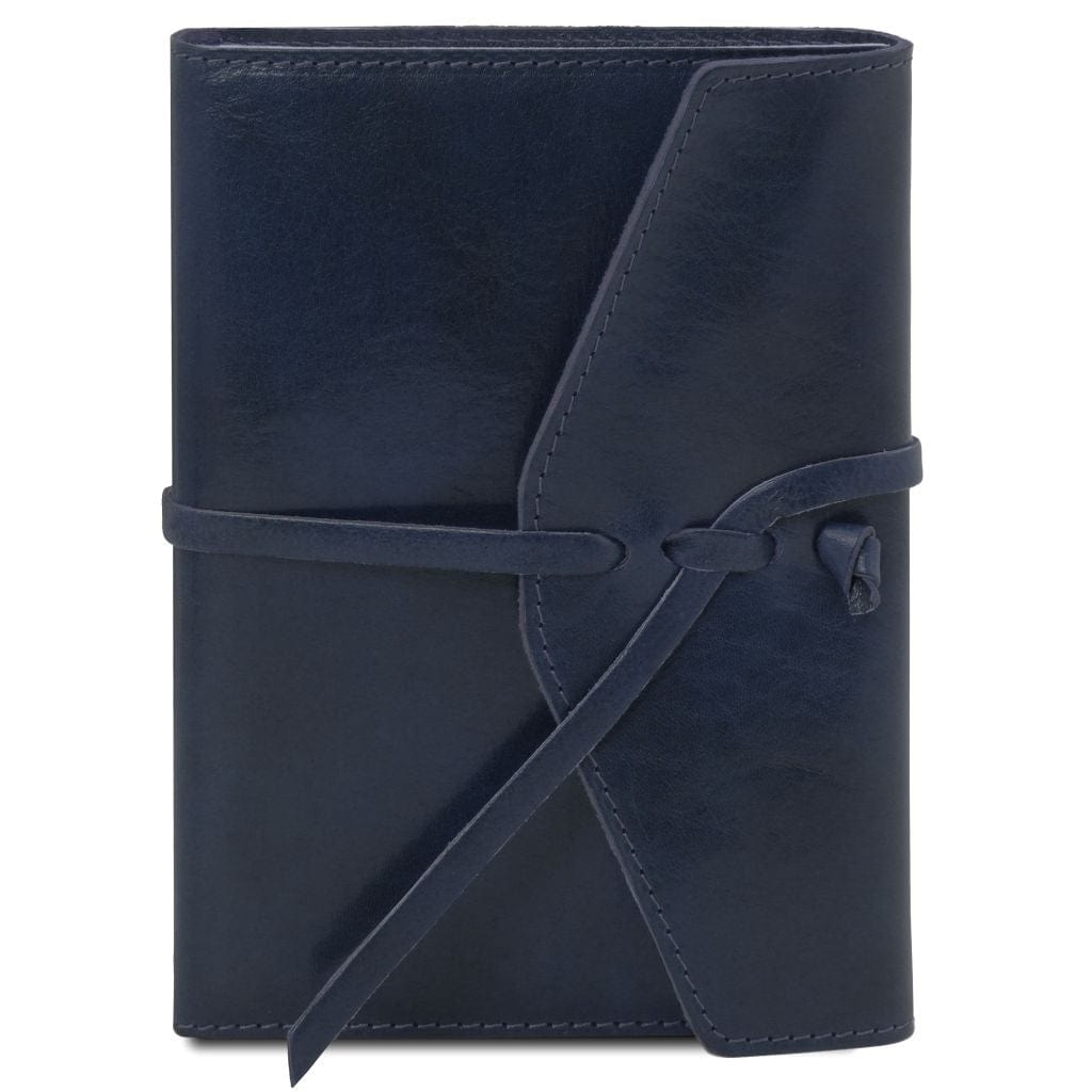 Leder-Reiseaccessoires Dunkelblau Lederjournal/Neintizbuch & Nachfüllpapier | TL142027 & TL142046 San Rocco Italia