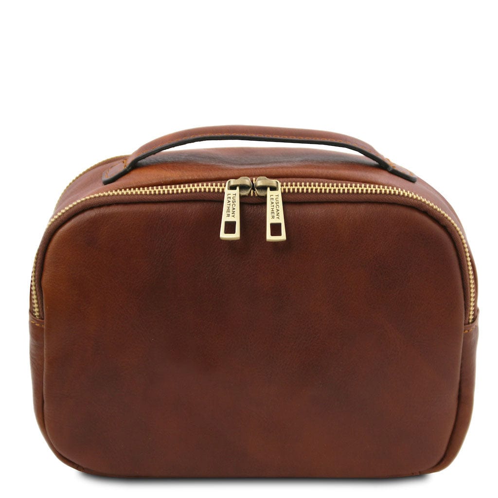 Travel leather accessories Marvin - Leather toiletry bag | TL142326 San Rocco Italia