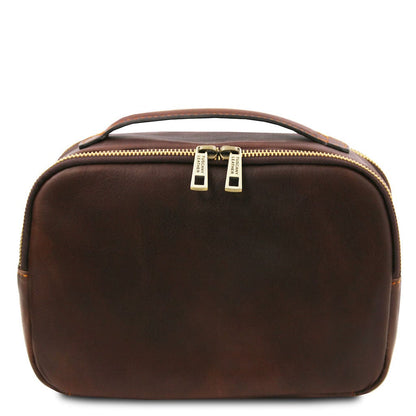Travel leather accessories Marvin - Leather toiletry bag | TL142326 San Rocco Italia