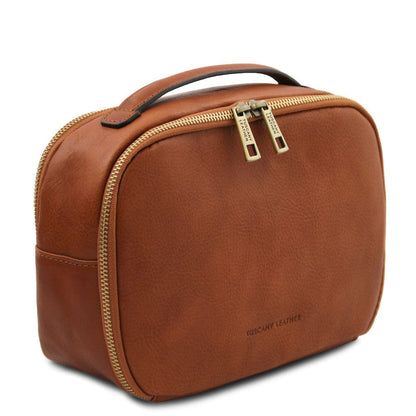 Travel leather accessories Marvin - Leather toiletry bag | TL142326 San Rocco Italia