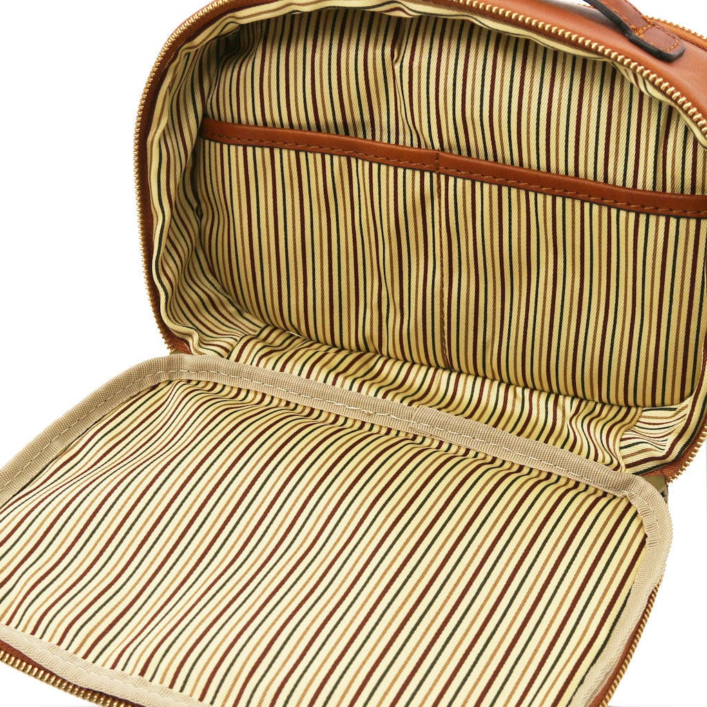 Travel leather accessories Marvin - Leather toiletry bag | TL142326 San Rocco Italia