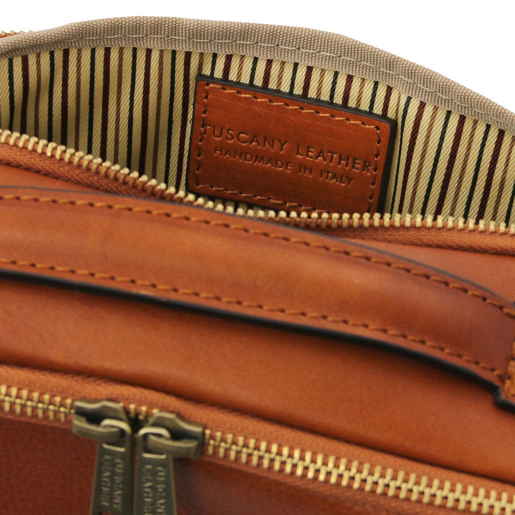 Travel leather accessories Marvin - Leather toiletry bag | TL142326 San Rocco Italia
