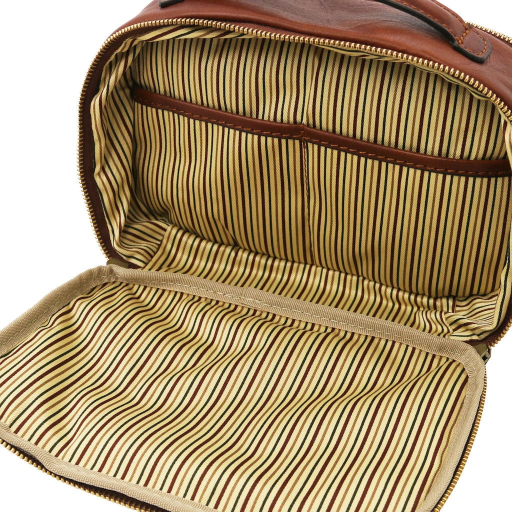 Travel leather accessories Marvin - Leather toiletry bag | TL142326 San Rocco Italia