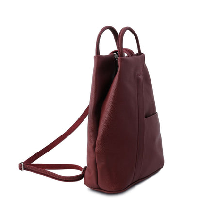 Zaini in pelle Shanghai - Zaino in pelle italiana martellata | TL141881 San Rocco Italia