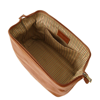 Accessori da viaggio in pelle Smarty - Beauty case in pelle opaca - Misura grande | TL141219 San Rocco Italia
