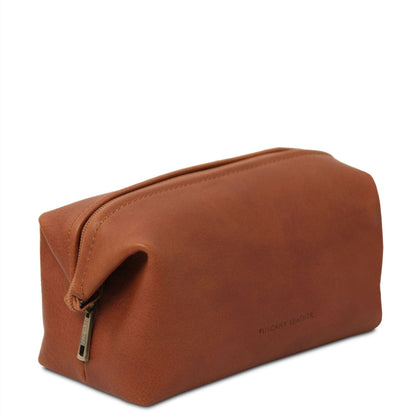 Travel leather accessories Smarty - Leather toiletry bag - Small size | TL141220 San Rocco Italia