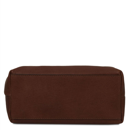 Travel leather accessories Smarty - Leather toiletry bag - Small size | TL141220 San Rocco Italia