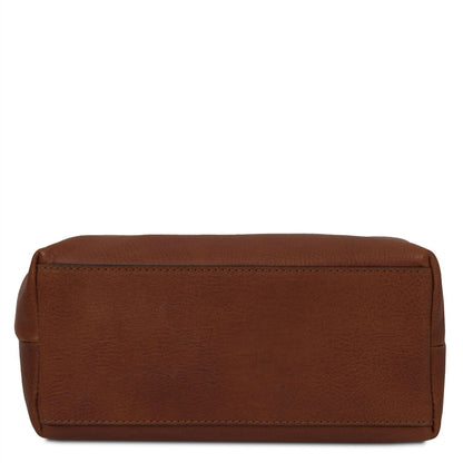 Travel leather accessories Smarty - Leather toiletry bag - Small size | TL141220 San Rocco Italia