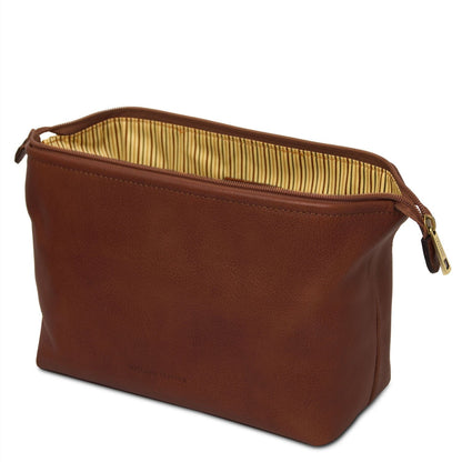 Travel leather accessories Smarty - Leather toiletry bag - Small size | TL141220 San Rocco Italia