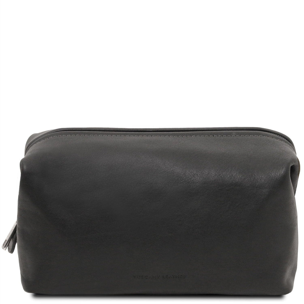 Travel leather accessories Nero Smarty - Opaca leather toiletry bag - Large size | TL141219 San Rocco Italia