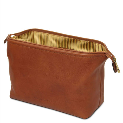 Accessori da viaggio in pelle Smarty - Beauty case in pelle opaca - Misura grande | TL141219 San Rocco Italia