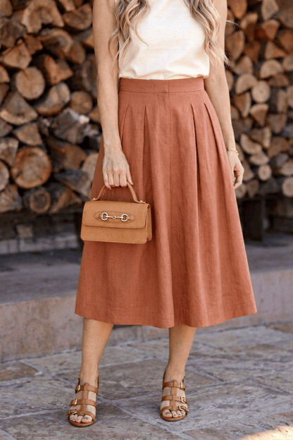 Sofia Leather Horse Bit Handbag with Chain Strap
