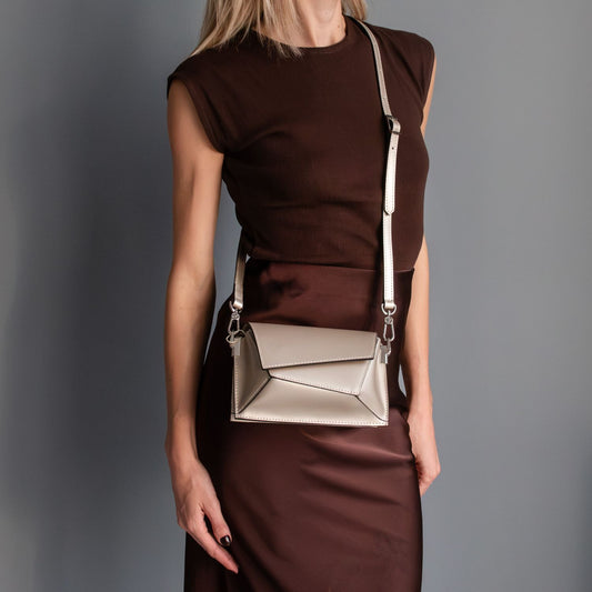 TL Bag - Metallic Leather Shoulder bag
