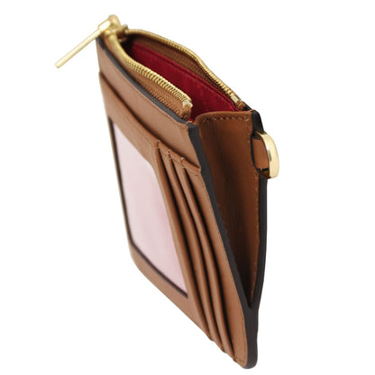 Porte-cartes en cuir avec anse | TL142544