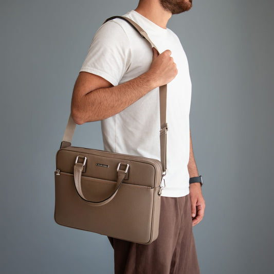 Ferrara - Leather laptop briefcase | TL142548