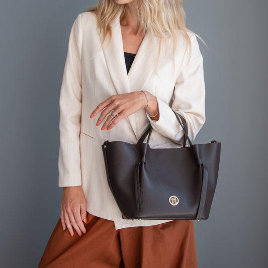 Legame - Italian leather shopping bag - Large size | TL142481