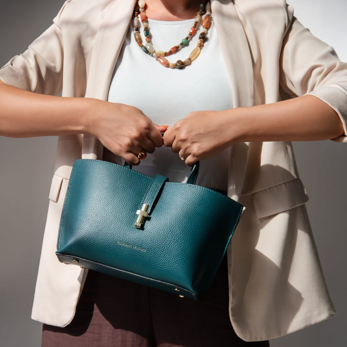 Agatha - Leren tote voor dames