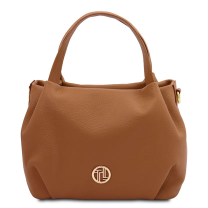 Nora - Soft leather handbag | TL142372