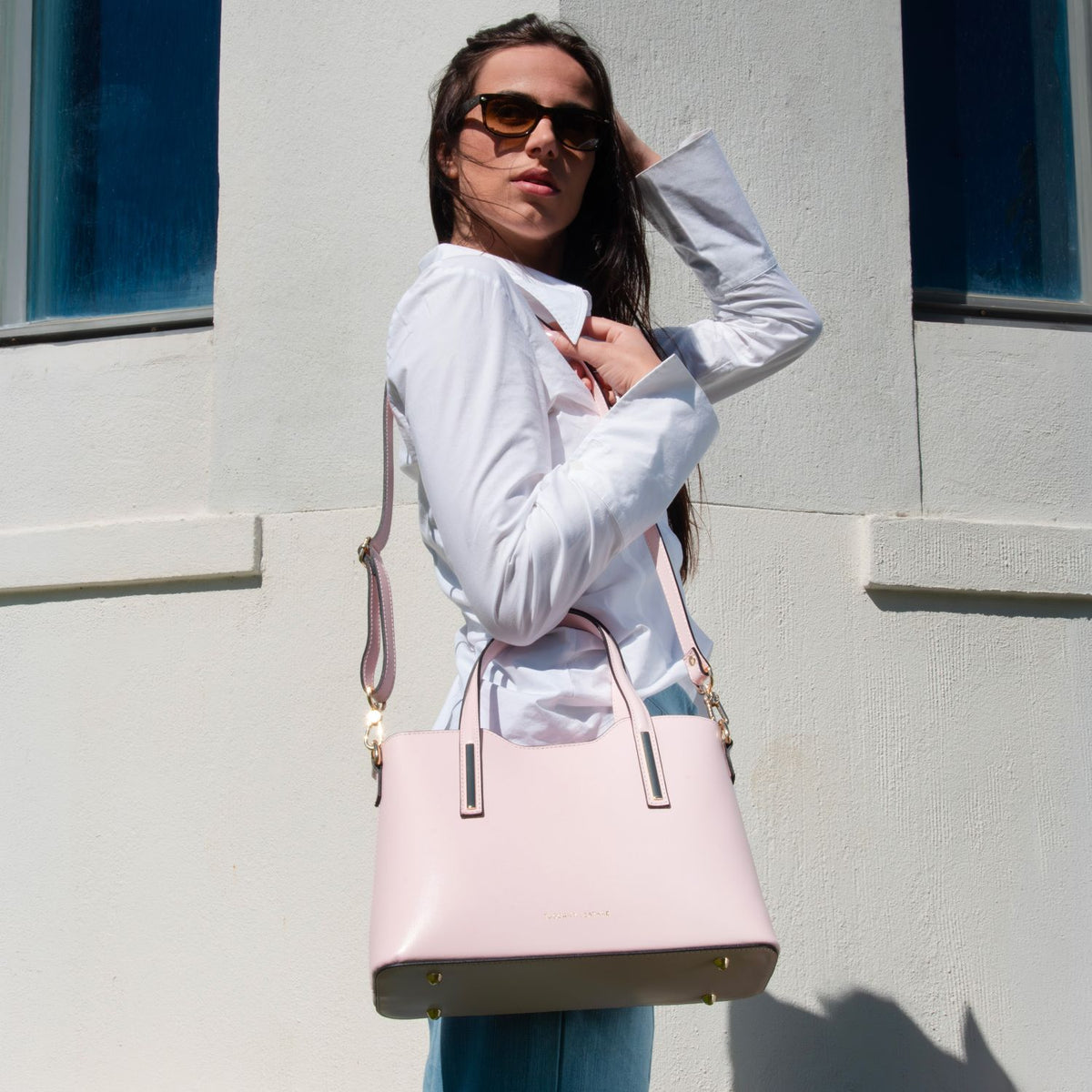 Olimpia - Italian leather tote - Small size | TL141521