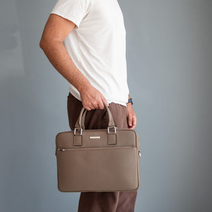 Ferrara - Leather laptop briefcase | TL142548
