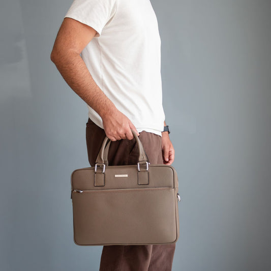 Ferrara - Leather laptop briefcase | TL142548