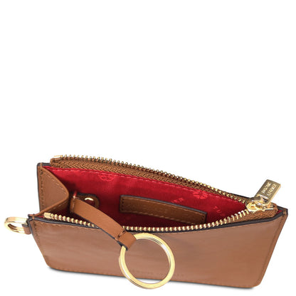 Porte-cartes en cuir avec anse | TL142544