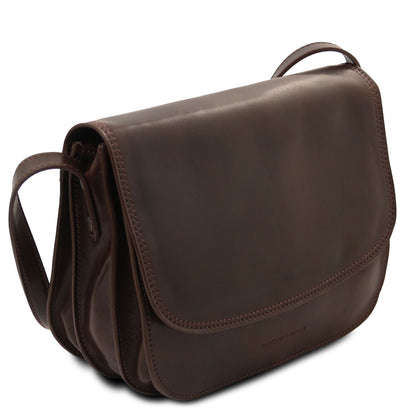 Greta - leather saddle bag | TL141958
