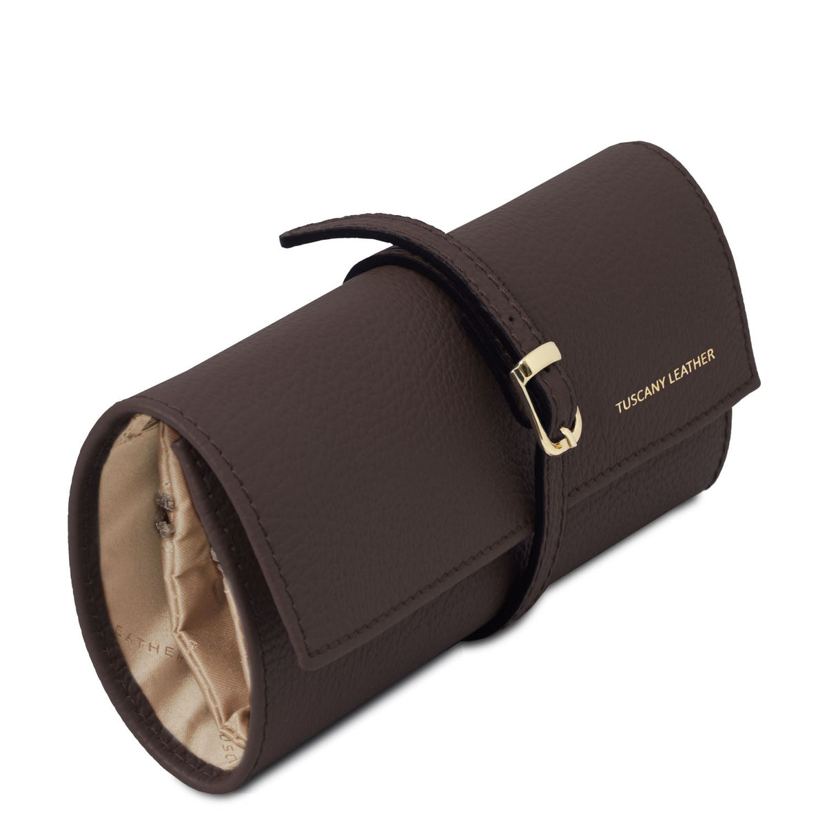 Soft leather jewellery case