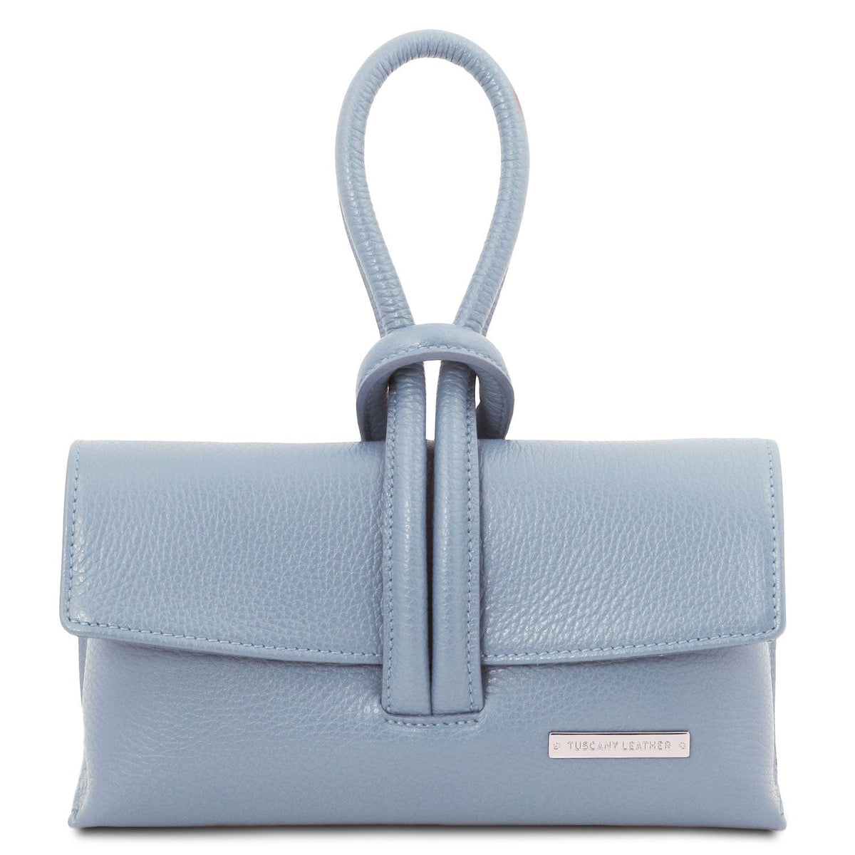Sacs à main en cuir Bleu clair TL Bag - Pochette pliable en cuir | TL141990 San Rocco Italia
