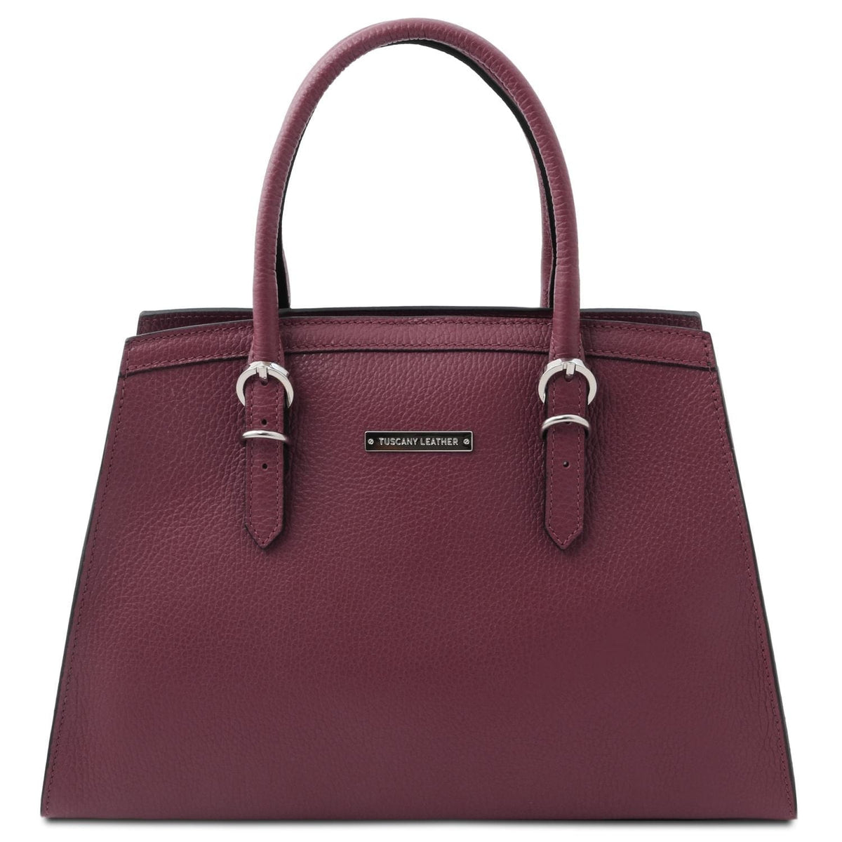 Leren handtassen Bordeaux TL Bag - Handtas van Italiaans leer | TL142147 San Rocco Italia