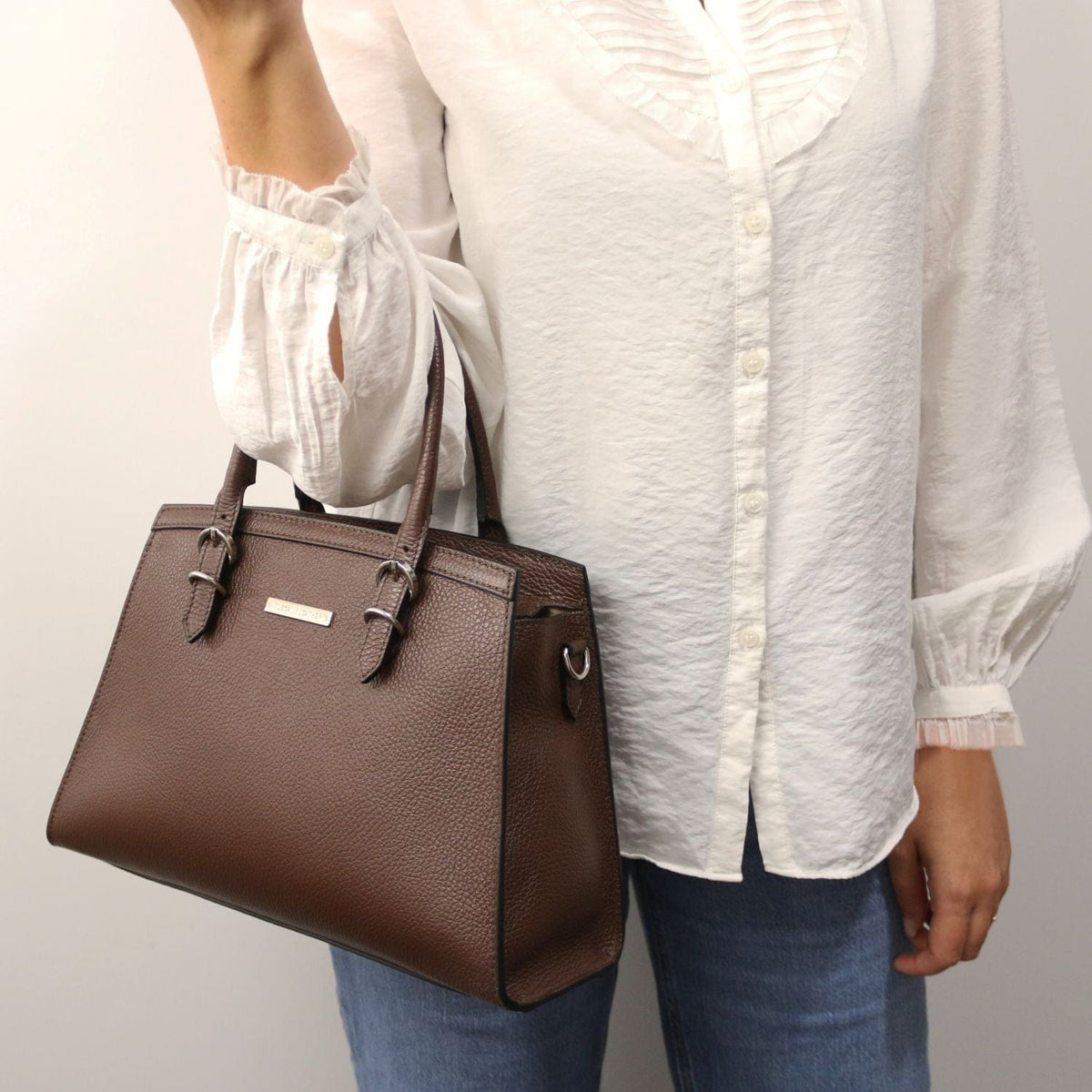Leren handtassen TL Bag - Handtas van Italiaans leer | TL142147 San Rocco Italia