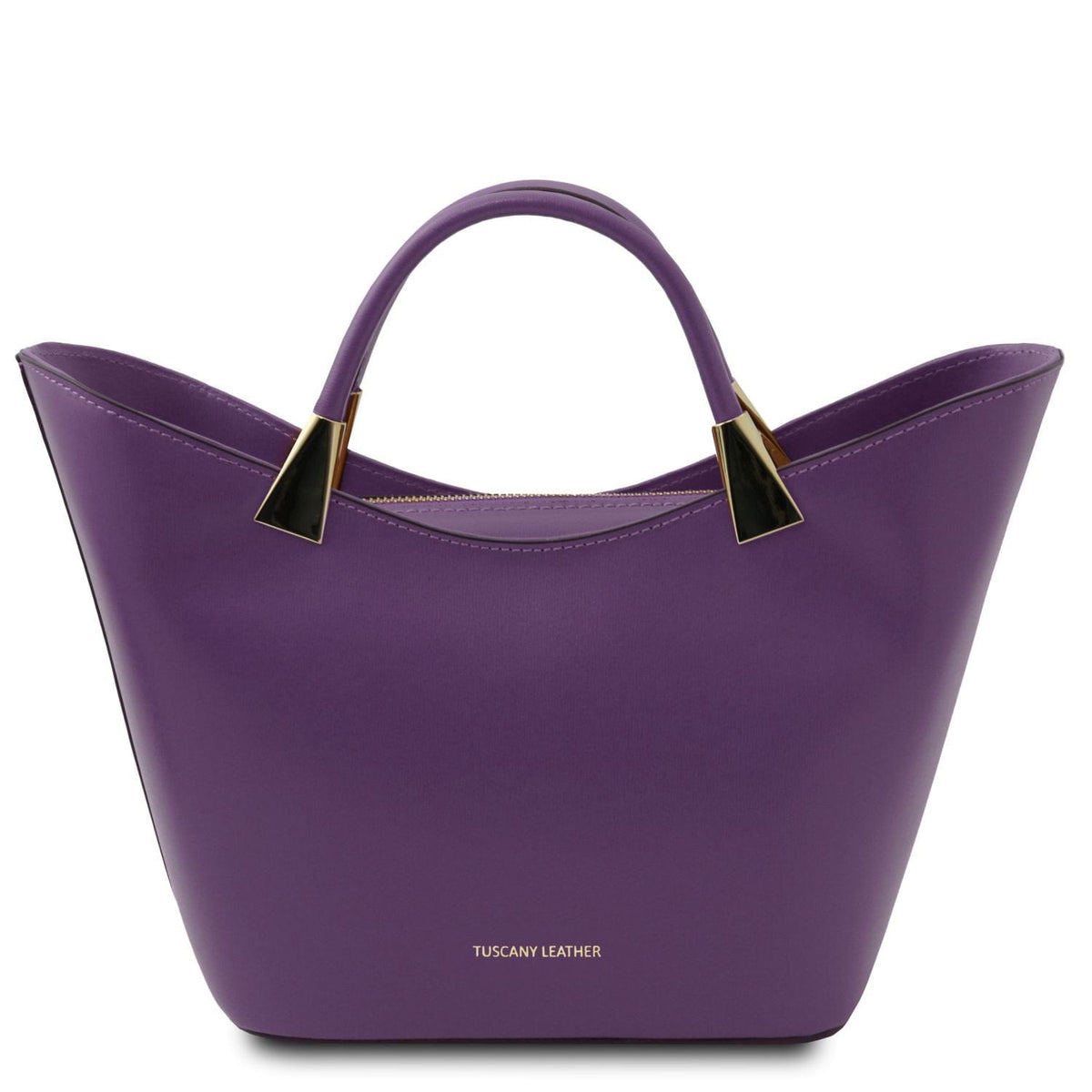 Leather handbags Purple TL Bag - Italian leather handbag | TL142287 San Rocco Italia