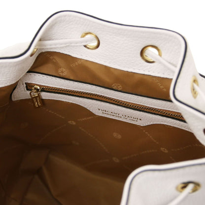 Leather handbags TL Bag - Leather bucket bag | TL142146 San Rocco Italia