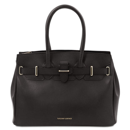 Bolsos de piel Negro TL Bag - Bolso de piel | TL142174 San Rocco Italia