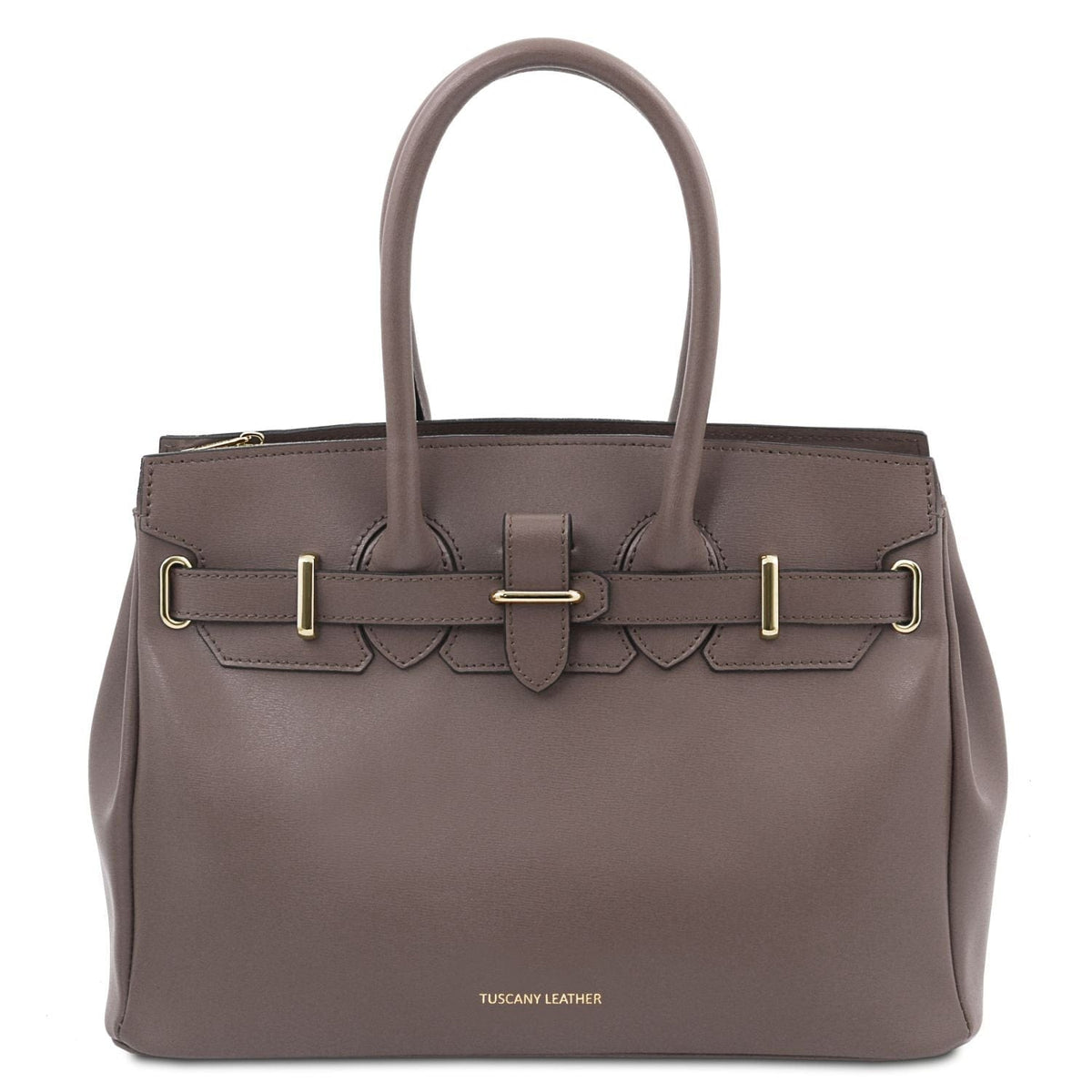 Bolsos de piel Topo oscuro TL Bag - Leather handbag | TL142174 San Rocco Italia