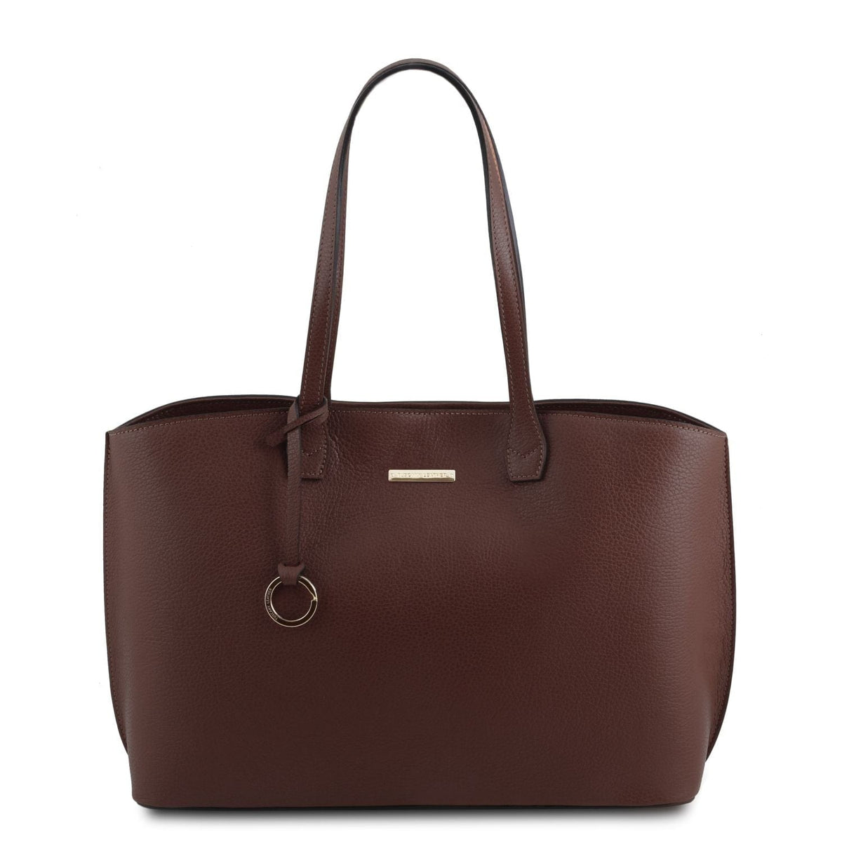Sacs à l’épaule en cuir Café TL Bag - Leather shopping bag | TL141828 San Rocco Italia