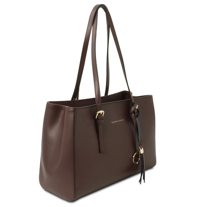 Leather handbags TL Bag - Leather shoulder bag | TL142037 San Rocco Italia