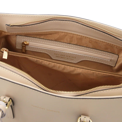 Leather handbags TL Bag - Leather shoulder bag | TL142037 San Rocco Italia