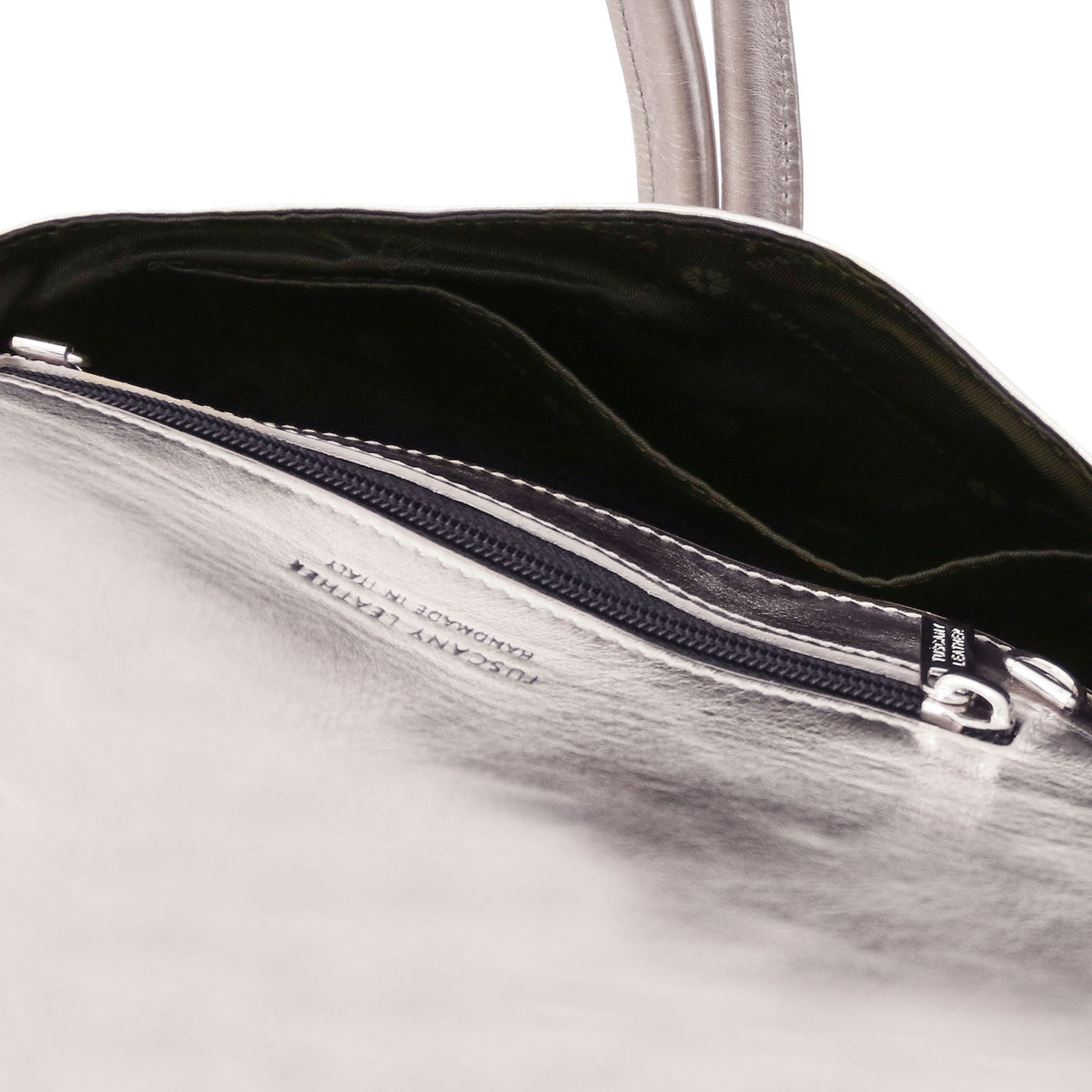 Leather handbags TL Bag - Metallic leather clutch | TL141993 San Rocco Italia