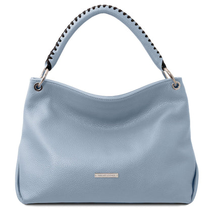 Borse in pelle Azzurro TL Bag - Soft Borsa in pelle italiana | TL142087 San Rocco Italia