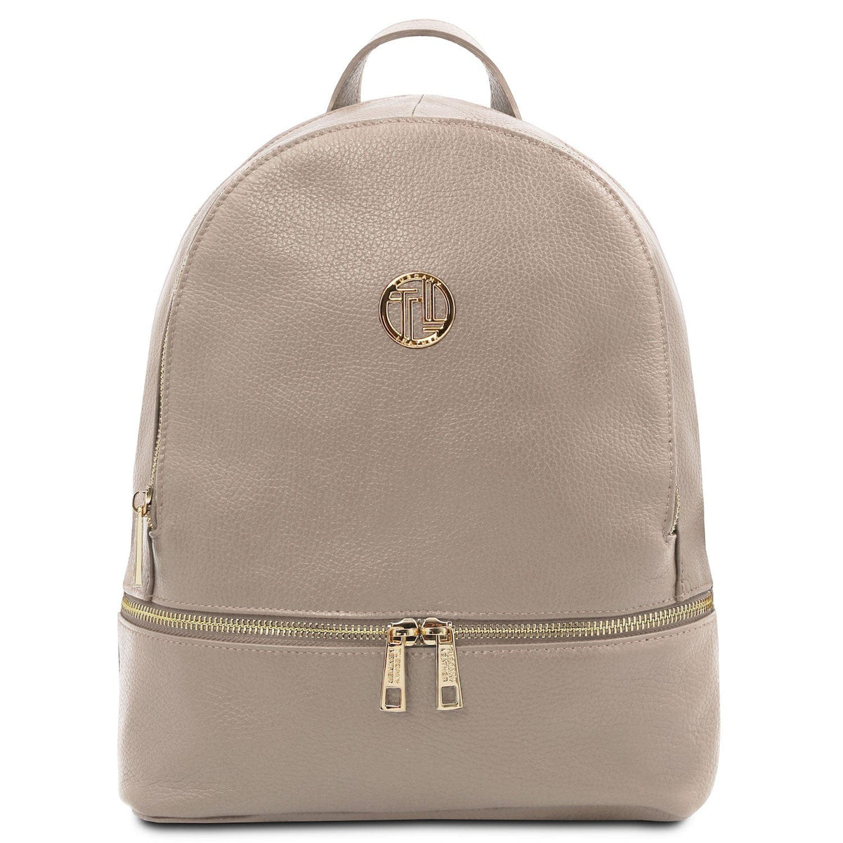 Sacs à dos femme en cuir Light Taupe TL Bag - Sac à dos en cuir souple | TL142280 San Rocco Italia
