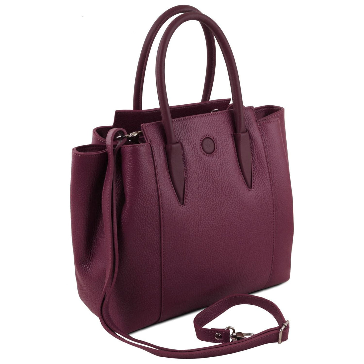 Leather handbags Tulipan - Italian leather handbag | TL141727 San Rocco Italia