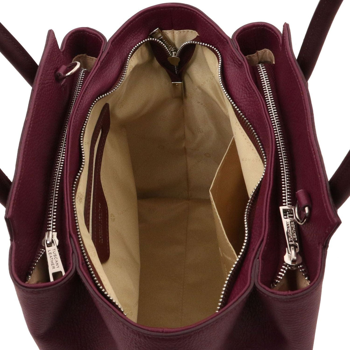 Leather handbags Tulipan - Italian leather handbag | TL141727 San Rocco Italia